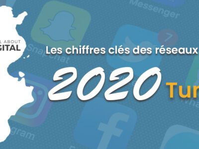chiffres clés du digital Tunisie 2020