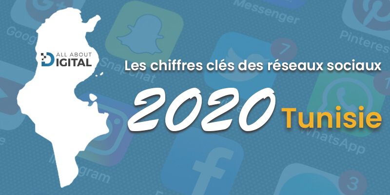 chiffres clés du digital Tunisie 2020